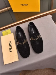 fendi cuir chaussures pour femme s_1274476